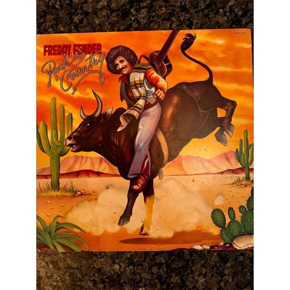 Freddy Fender - Rock 'N' Country 1976 Original Vinyl LP 12" Country Rock - Picture 2 of 7